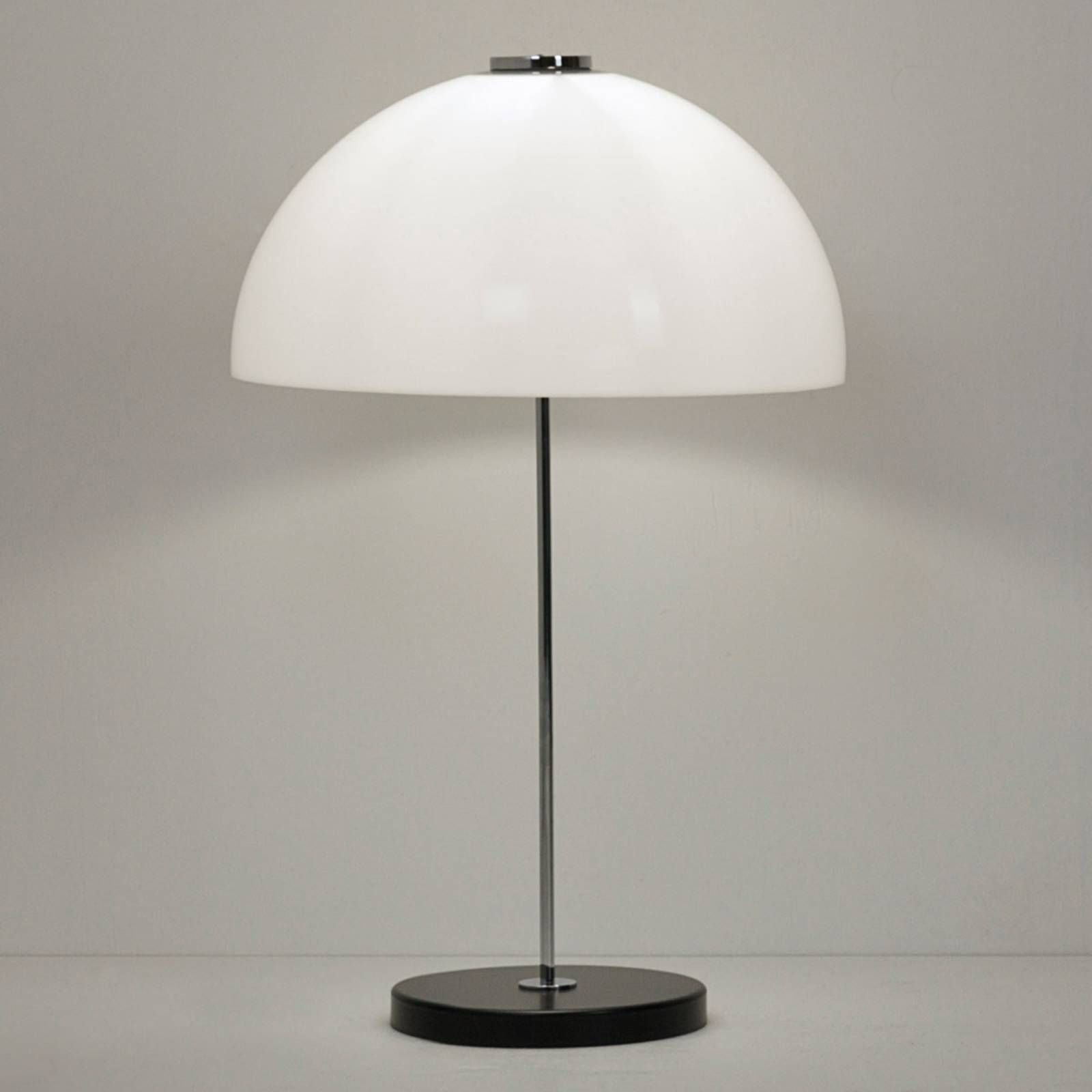 Innolux Kupoli stolná lampa čierny podstavec, Obývacia izba / jedáleň, akryl, oceľ, E27, 35W, K: 60cm
