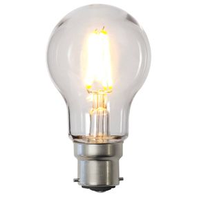 STAR TRADING LED žiarovka B22 A55 2, 4 W z polykarbonátu, číra, polykarbonát, B22, 2.4W, Energialuokka: F, P: 9.8 cm