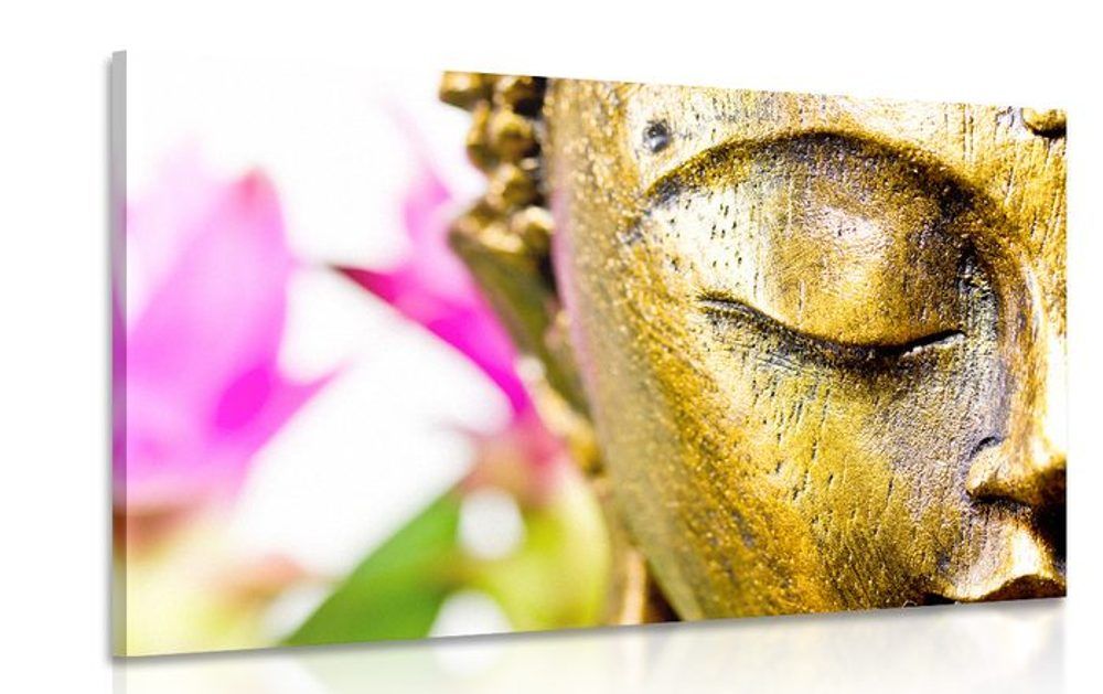 Obraz zlatá tvár Budhu