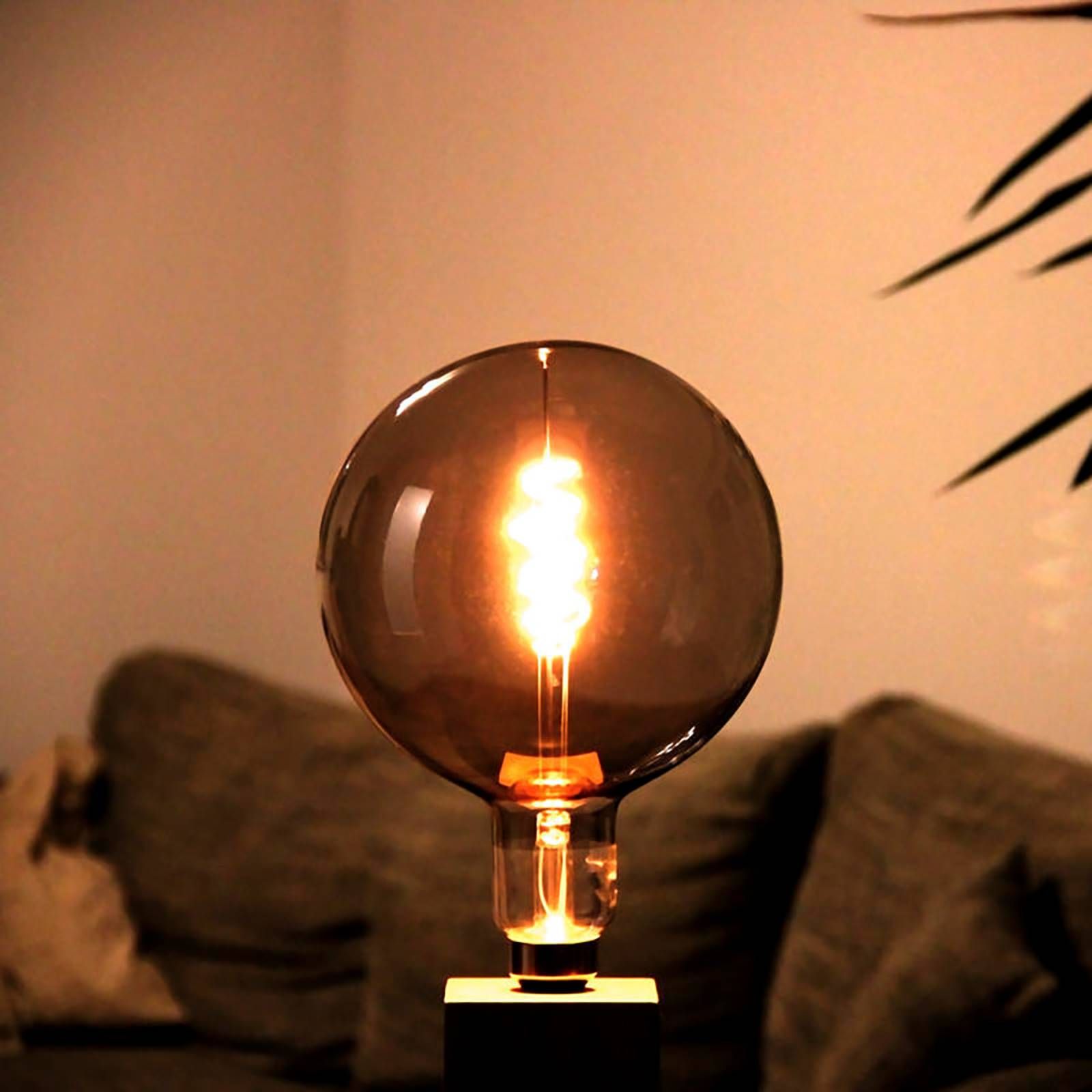 tint Müller Licht white LED globe E27 4, 9 W zlatá, sklo, E27, 4.9W, Energialuokka: G, P: 30.5 cm