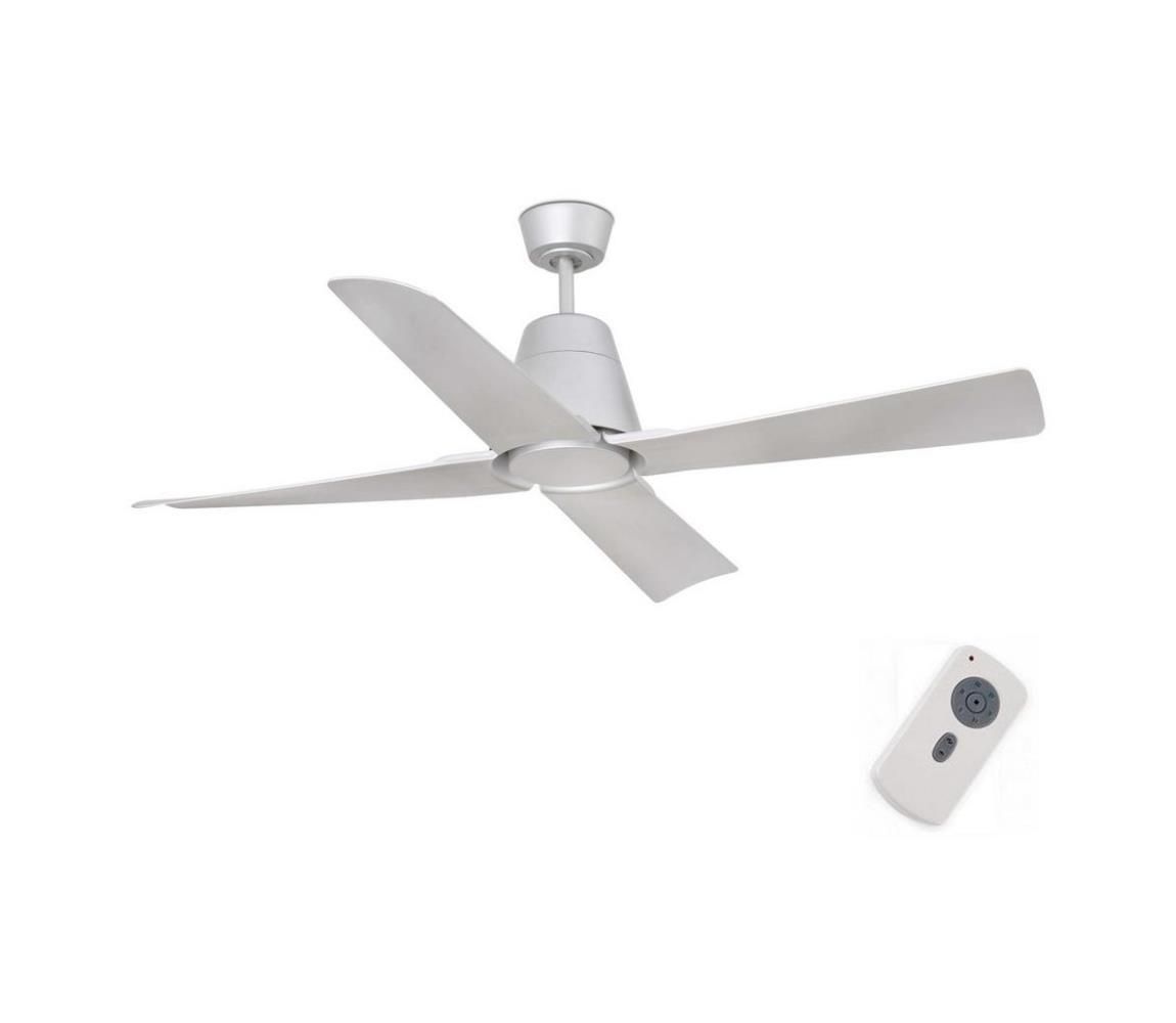 FARO 33489 - Stropný ventilátor TYPHOON IP44 šedá