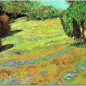 Reprodukcia Van Gogh - Sun Setting over the Seine at Lavacourt zs17817