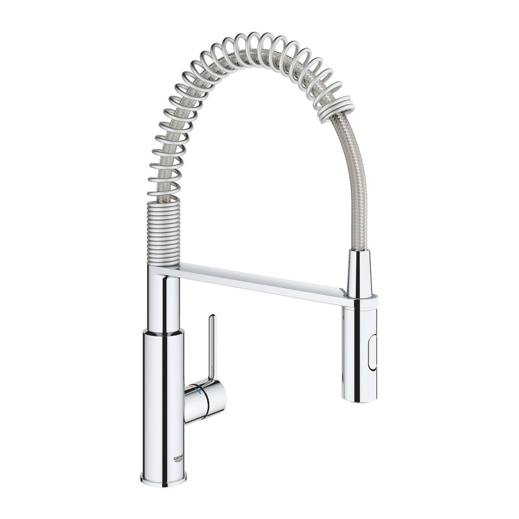 GROHE Get - Páková drezová batéria, strunová, chróm 30361000