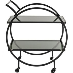 KARE Design Servírovací stolek Loft Black