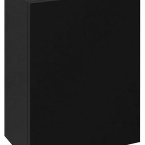 SAPHO - TREOS skrinka horná dvierková 35x50x22cm, ľavá/pravá, čierna matná TS040-3535