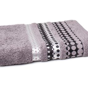 Bavlnený uterák Silver 70x140 cm sivý