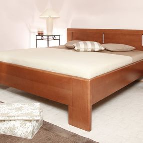 Masívna posteľ s úložným priestorom deluxe 3 - 160/180 x 200cm - 160 x