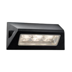 Searchlight 5513BK LED OUTDOOR LIGHTS exteriérové nástenné svietidlo LED 3x3W 240 lm IP44