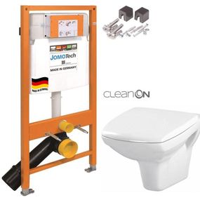 JOMOTech modul pre závesné WC bez sedátka + WC CERSANIT CLEANON CARINA + SEDADLO 174-91100700-00 CA1