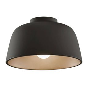 LEDS-C4 Miso stropné svietidlo Ø 28, 5 cm čierna, Obývacia izba / jedáleň, oceľ, E27, 40W, K: 16.8cm