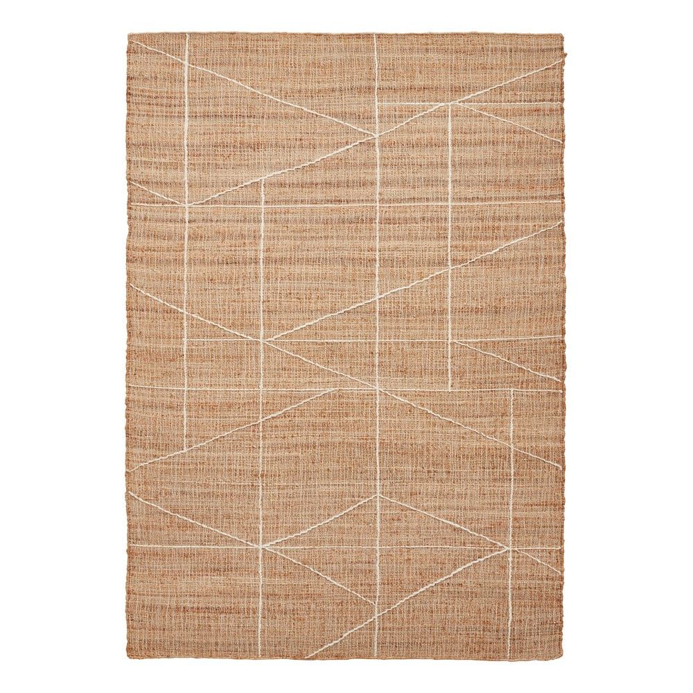 Jutový koberec Think Rugs Bazaar Lines, 120 x 170 cm