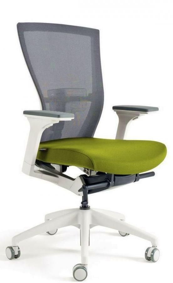 OFFICE PRO bestuhl -  OFFICE PRO bestuhl Kancelárska stolička MERENS WHITE BP zelená