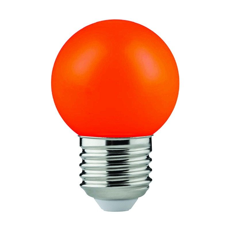 Sylvania 0027541 LED žiarovka 1x1W | E27 | 50lm | 2700-4000K | IP65 - oranžová