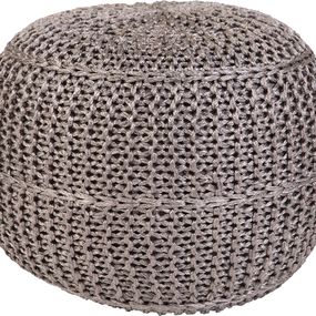 Obsession koberce Sedák Pouf Exo 444 Grey - Průměr 40-45 cm cm