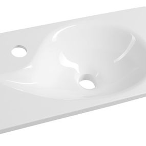 Aqua 10053 umývadlo 50,5x1,8x25 cm, biele