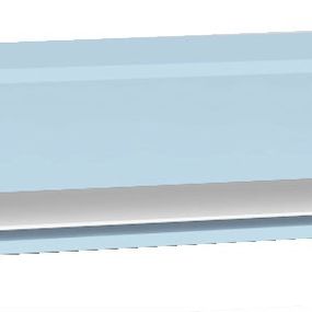 Tv skrinka so zásuvkou rea rebecca 2 - ice blue