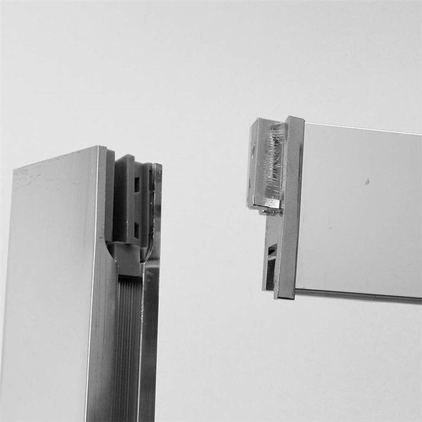 Mereo, Sprchové dvere, LIMA, trojdielne, zasúvacie, 100 cm, chróm ALU, sklo Point CK80632K