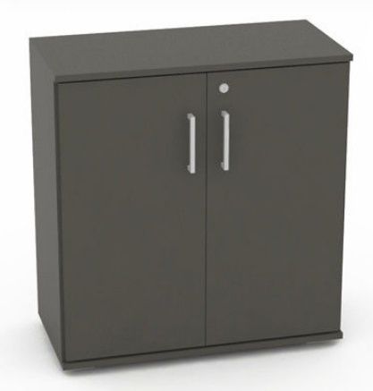 Nízka dverová skrinka rea office s20 + d2 (2ks) - graphite