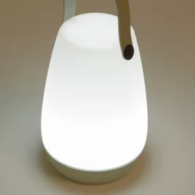 Bielo-sivá vonkajšia lampa Kave Home Dianela