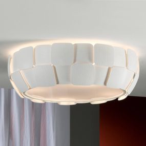 Schuller Valencia Stropné LED svietidlo Quios v 3D vzhľade, Obývacia izba / jedáleň, kov, plast, sklo, E27, 10W, K: 16cm
