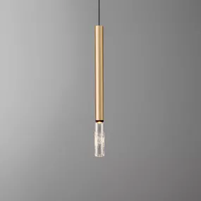 OleV OLEV Beam Stick Glass on/off 2 700 K 55, 3 cm zlatá, Obývacia izba / jedáleň, hliník, sklo, 5.4W, K: 55.3cm