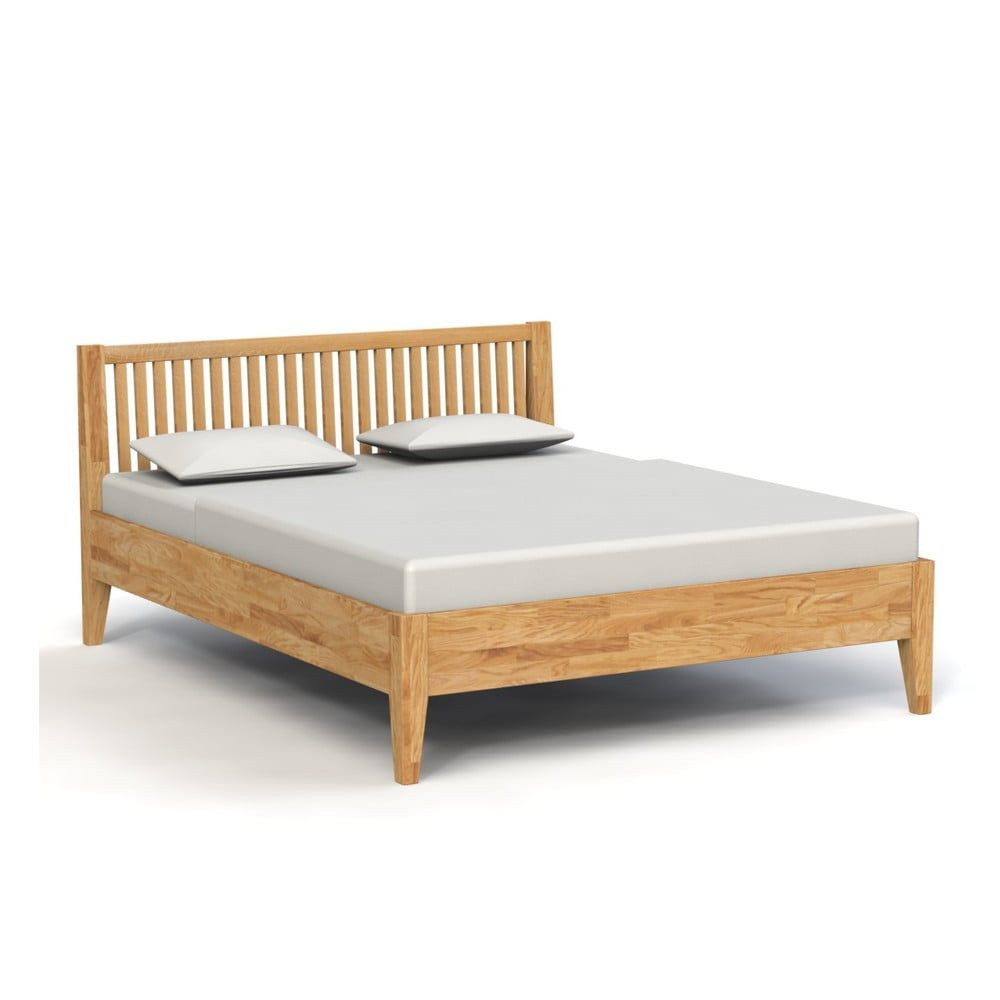 Dvojlôžková posteľ z dubového dreva 200x200 cm Odys - The Beds