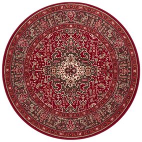 Nouristan - Hanse Home koberce Kruhový koberec Mirkan 104098 Oriental red - 160x160 (priemer) kruh cm