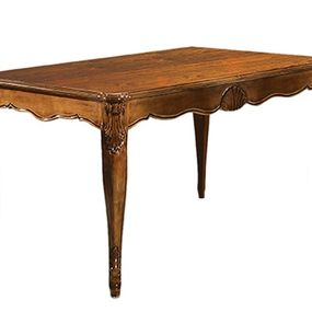 Estila Luxusný rustikálny jedálenský stôl Pasiones obdĺžnikového tvaru z dreveného masívu s vyrezávanou výzdobou 160cm