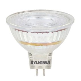 Sylvania LED reflektor GU5, 3 Superia MR16 4, 4W stmieva 2700, sklo, GU5.3 / MR16, 4.4W, Energialuokka: F, P: 4.4 cm