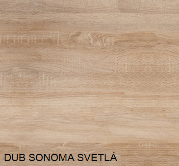 WIP Konferenčný stolík VENUS 3/D Farba: dub sonoma