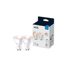 SADA 2x LED RGBW Stmievateľná žiarovka PAR16 GU10/4,7W/230V 2200-6500K Wi-Fi - WiZ