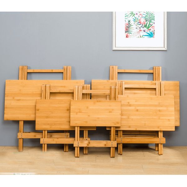 Skladací jedálenský stôl Denice - bambus
