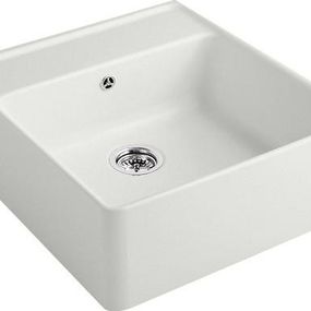 VILLEROY & BOCH VILLEROY & BOCH - Keramický drez Single-bowl sink Stone white modulový 595 x 630 x 220 bez excentra 632061RW