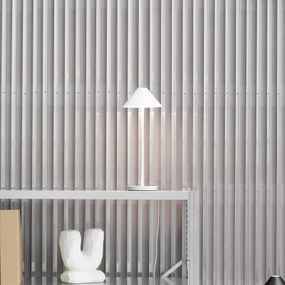 Louis Poulsen Keglen stolová dim-to-warm biela, Obývacia izba / jedáleň, hliník, železo, polykarbonát, 8.5W, K: 44cm
