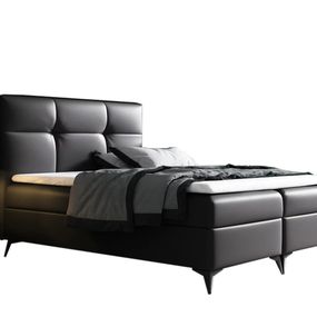 Expedo Čalúnená posteľ boxspring LINDT + topper, 200x200, madryt 1100