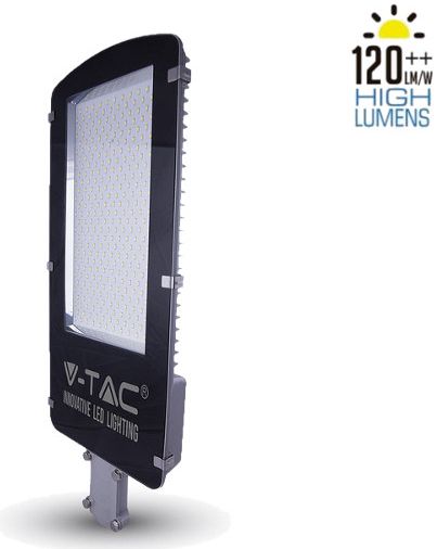LED pouličné svietidlo 100W IP65 12400lm High Lumens - studená (6000K)