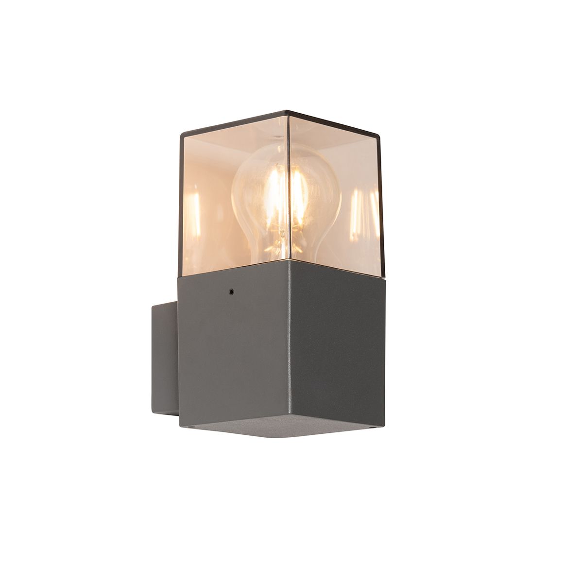 Moderne buitenwandlamp donkergrijs IP44 - Denmark