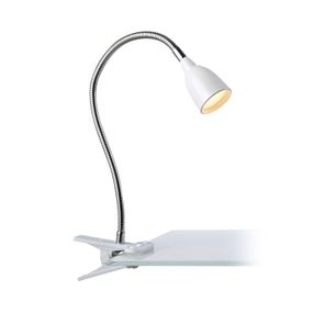 Markslöjd Upínacia LED lampa Tulip, biela, Obývacia izba / jedáleň, kov, 3W, L: 12 cm, K: 10.5cm