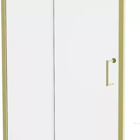 MEXEN - Apia posuvné sprchové dvere 150 cm, transparent, zlaté 845-150-000-50-00