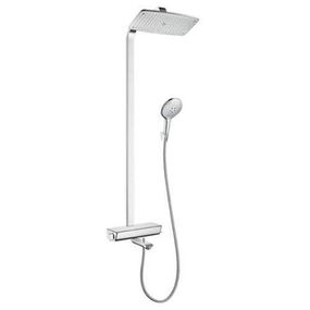 HansGrohe Raindance Select - E 360 1jet Showerpipe na vaňu, chróm 27113000