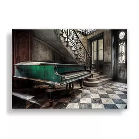 Obraz Styler Canvas Silver Uno Piano, 85 × 113 cm