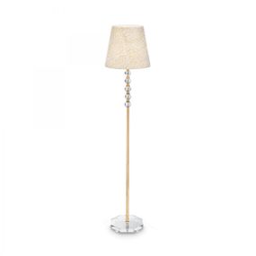 stojaca lampa Ideal lux QUEEN 077765 - zlatá