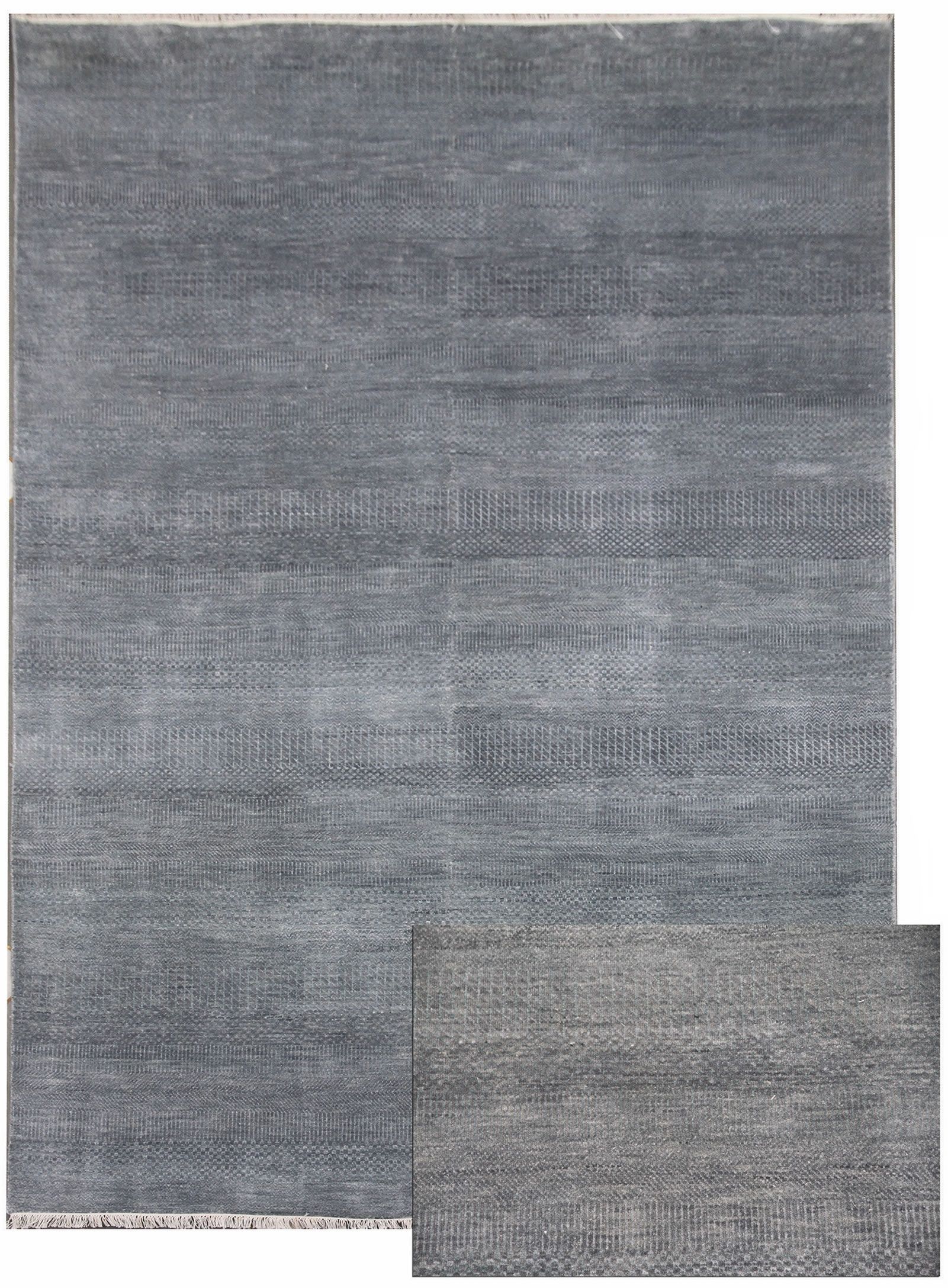 Diamond Carpets koberce Ručne viazaný kusový koberec Diamond DC-MCN Light grey / blue - 365x457 cm