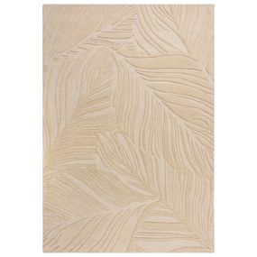 Flair Rugs koberce Kusový koberec Solace Lino Leaf Natural - 120x170 cm