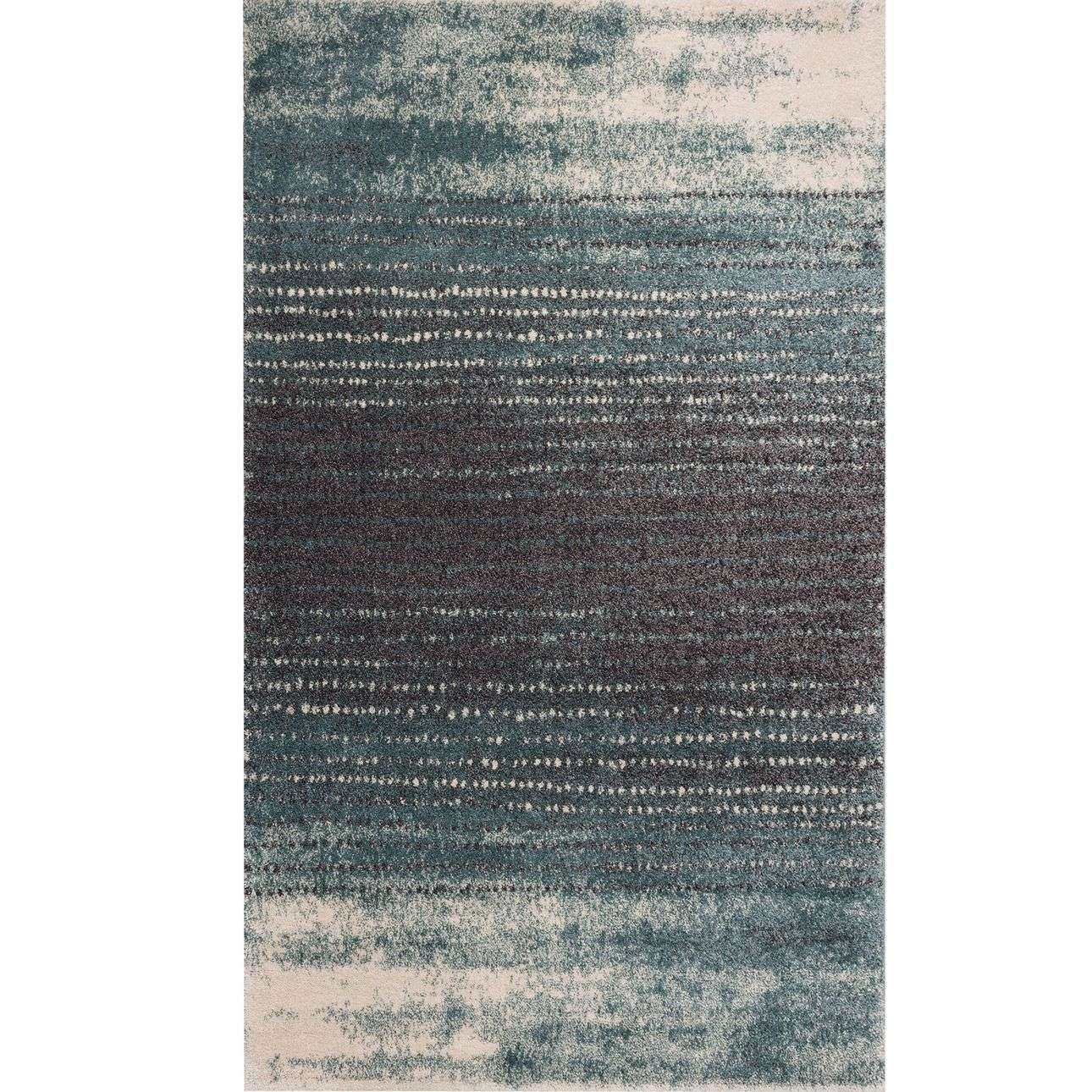Dekoria Koberec Modern Teal blue-dark grey 160x230cm, 2160 × 230 cm