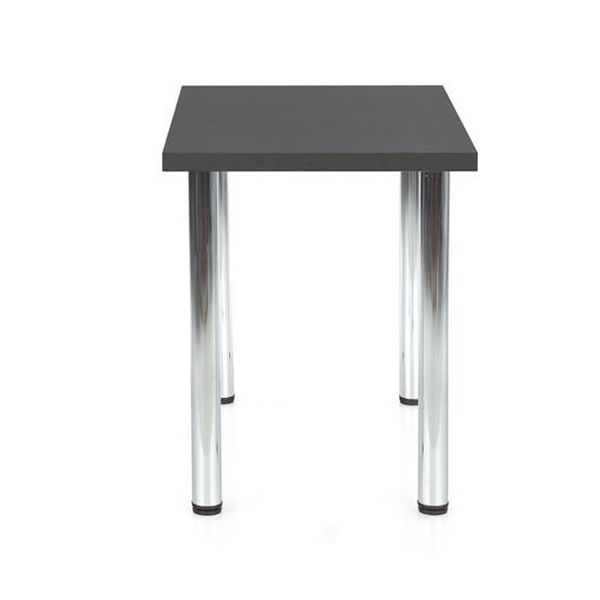 Halmar MODEX 90 stôl kolor doska - antracit, nohy - chróm