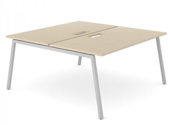 NARBUTAS - Dvojmiestny pracovný stôl NOVA A 140x164 cm