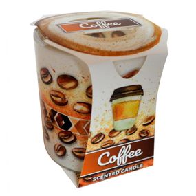 MAKRO - Sviečka v skle Coffee