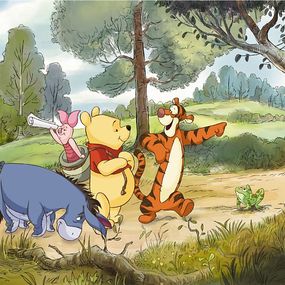 Fototapeta - Macko Pooh a priatelia 411 - papierová