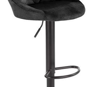 HALMAR Barová stolička H101 čierná